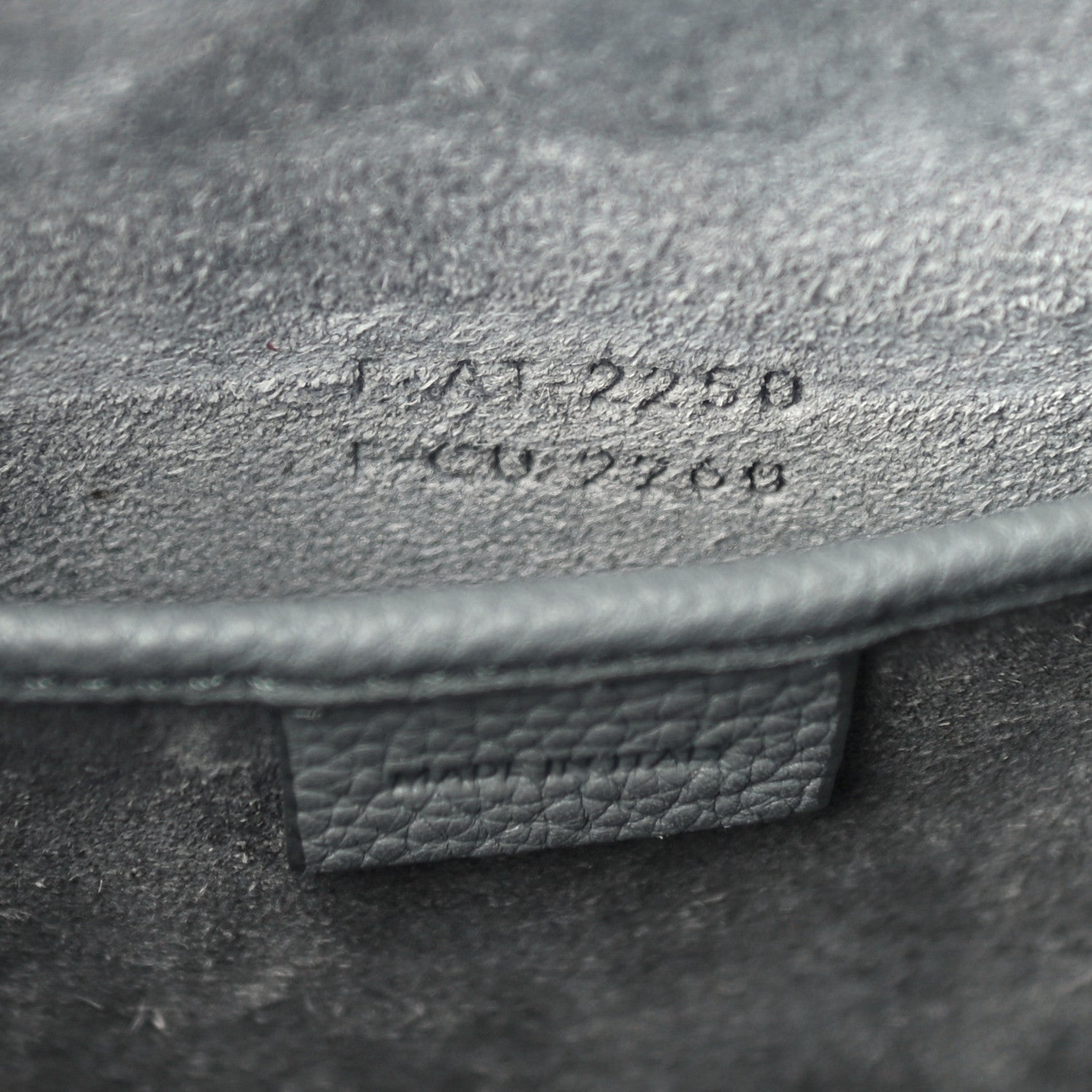 Celine Baby Drummed Calfskin Nano Luggage Kohl 7 of 10