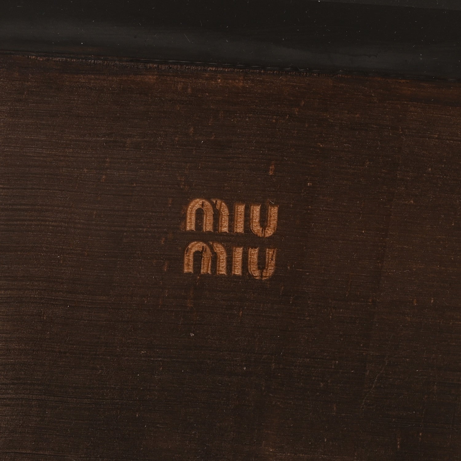 Miu Miu Suede Logo Slide Clogs 38 Cannella 7 of 9