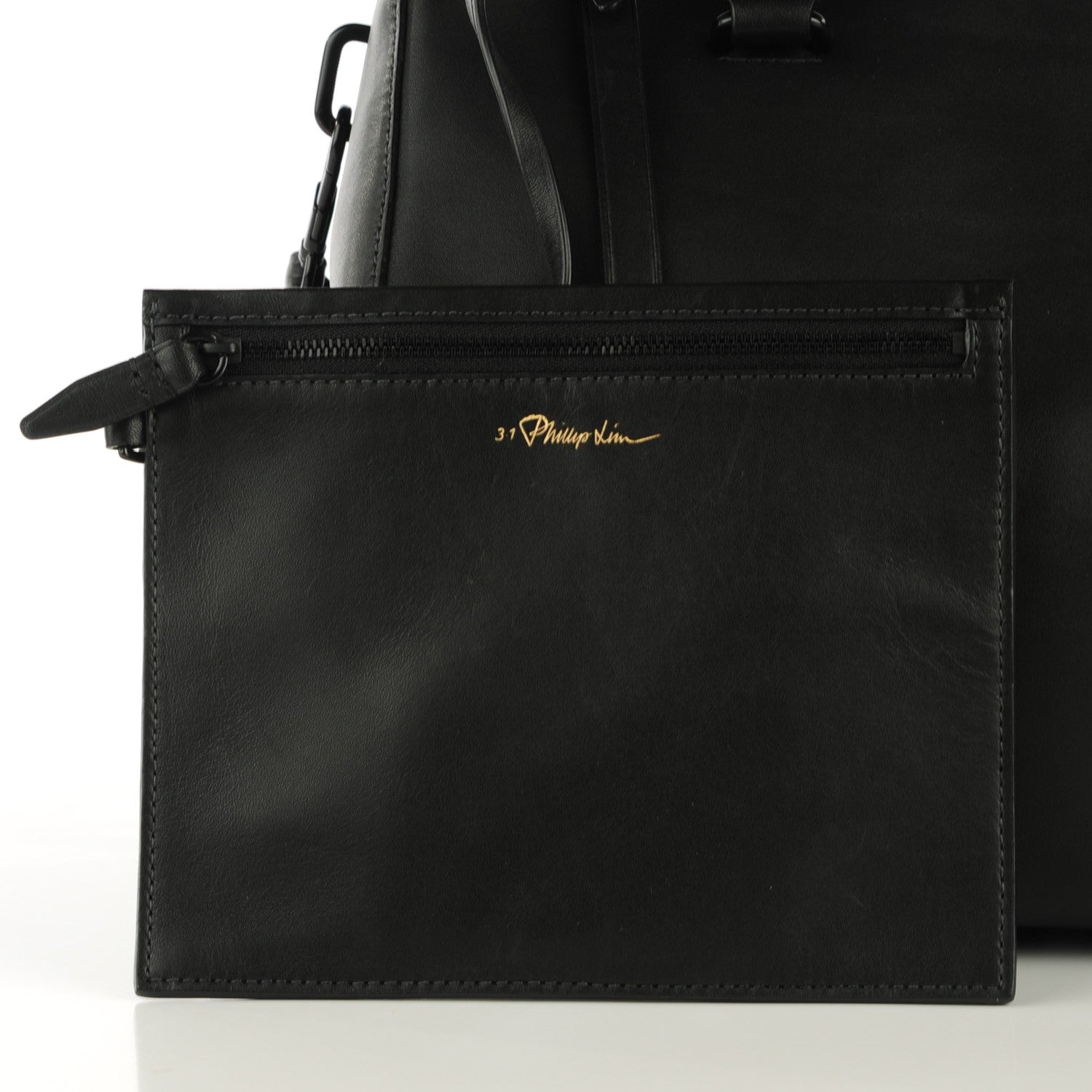 3.1 Phillip Lim 3.1 Calfskin Medium Wednesday Boston Black 9 of 11