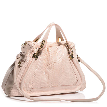 Chloe Python Large Paraty Bliss Pink 3 of 8