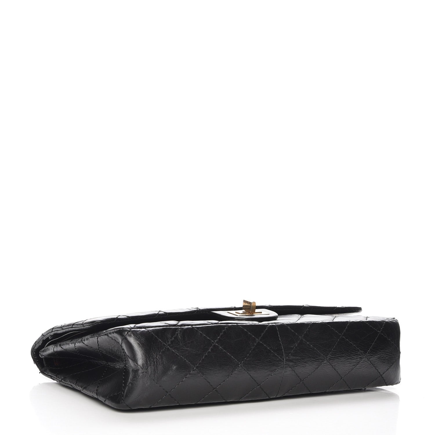 Chanel Aged Calfskin Quilted 2.55 Reissue 226 Flap Black 4 of 7
