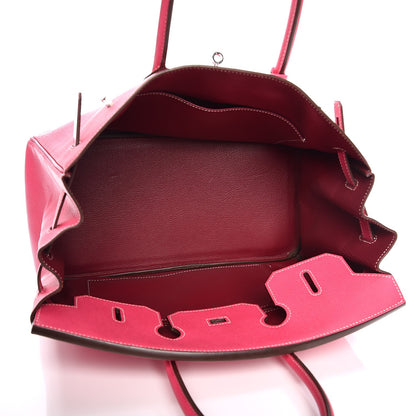 Hermes Epsom Candy Birkin 35 Rose Tyrien Rubis 5 of 41