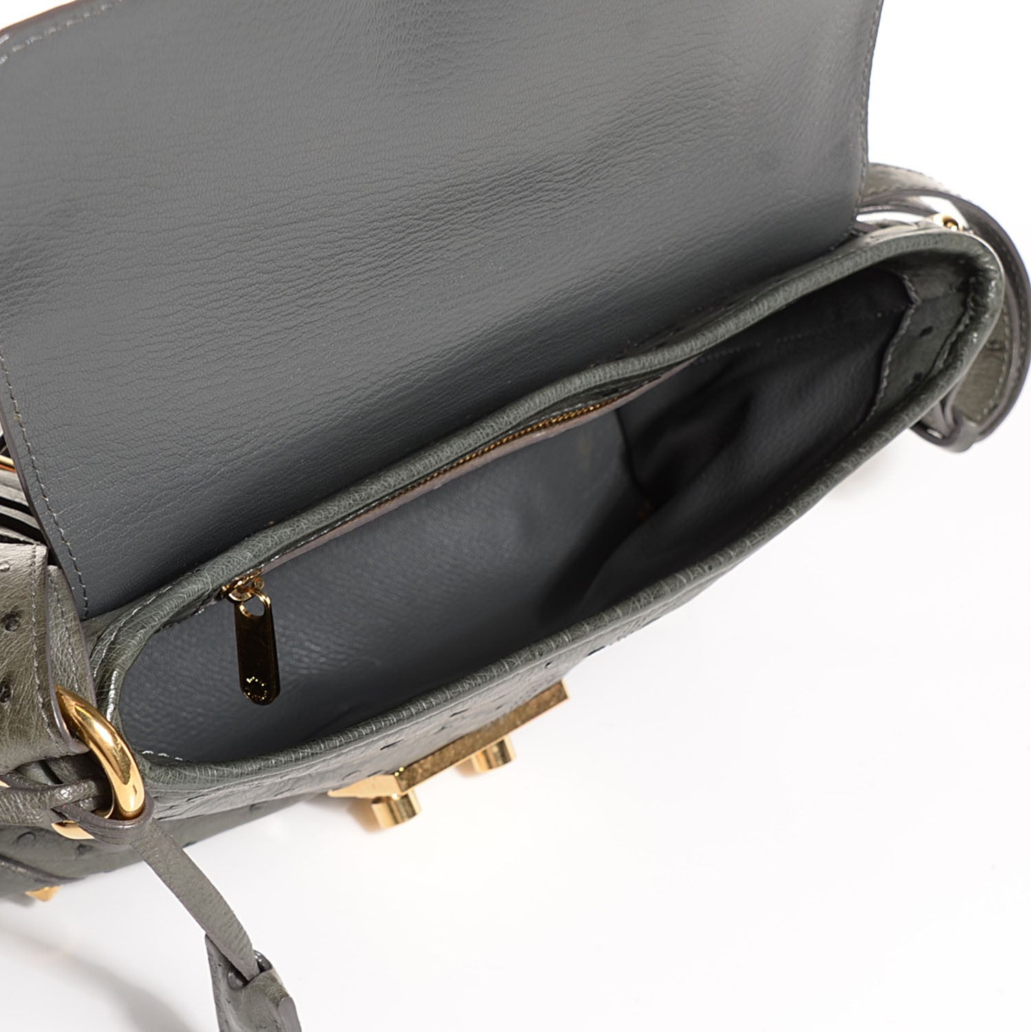 Louis Vuitton Ostrich L'Essentiel Gris 5 of 7