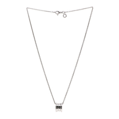 Bulgari 18K White Gold B.Zero1 Pendant Necklace 3 of 5