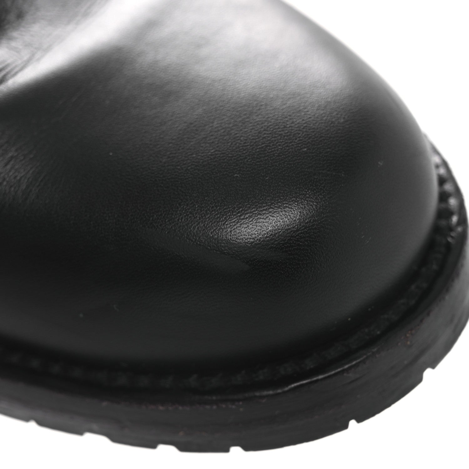 Valentino Garavani Calfskin Lock Studded 30mm Biker Boots 38 Black 11 of 13