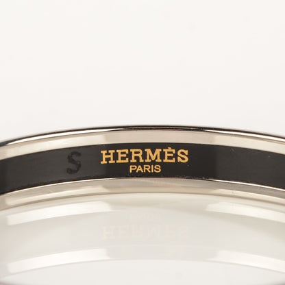 Hermes Enamel Printed Narrow Dancing Circles Bracelet 62 3 of 4