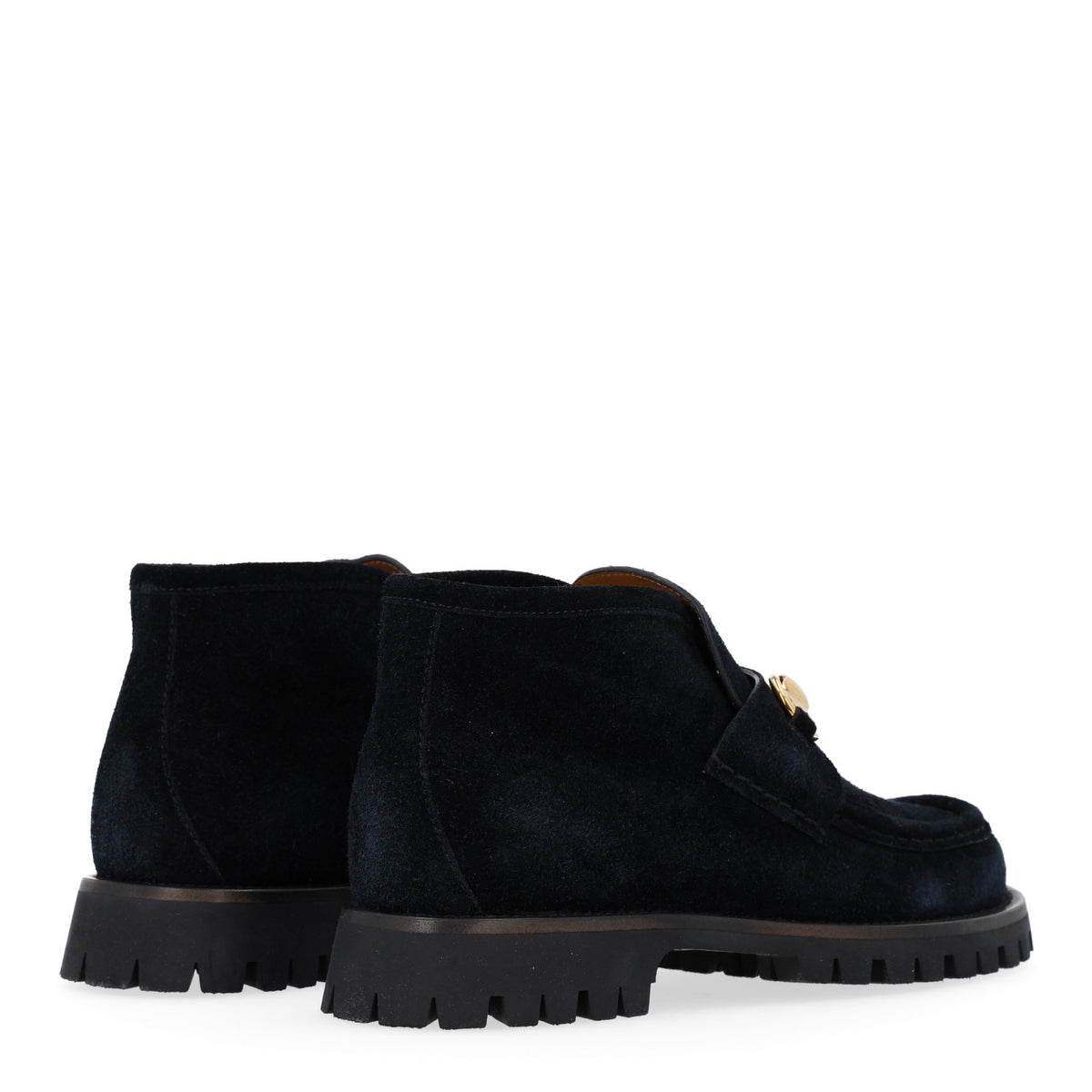 Gucci Suede Horsebit Womens Ankle Boots 36.5 Black 5 of 11