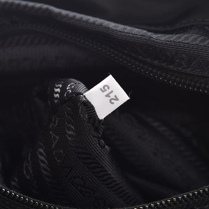 Prada Nylon New Vela Studded Backpack Black Fuoco 8 of 8