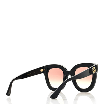 Gucci Acetate Stars Cat Eye Sunglasses GG0116S Black 4 of 7