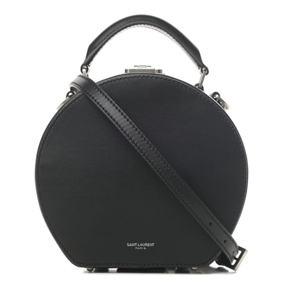 Saint Laurent Calfskin Small Mica Hat Box Black 1 of 11