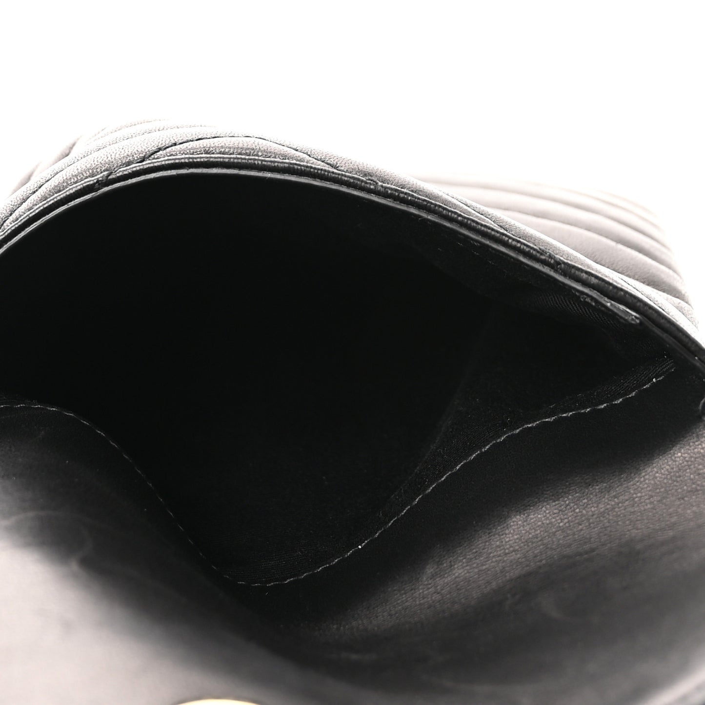Lambskin Quilted Double Flap Bag Black