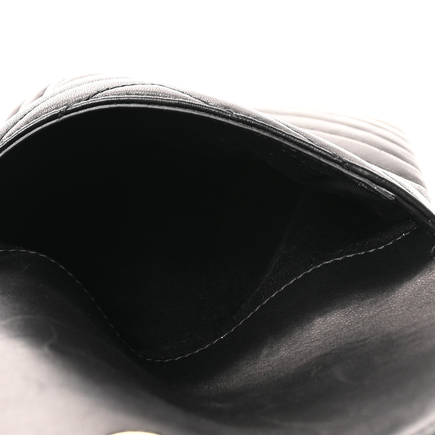 Saint Laurent Lambskin Quilted Double Flap Bag Black 6 of 10