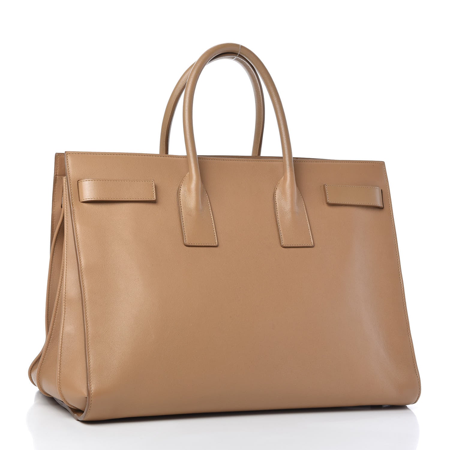 Saint Laurent Calfskin Large Sac de Jour Carryall Tan 3 of 11