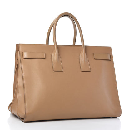 Saint Laurent Calfskin Large Sac de Jour Carryall Tan 3 of 11