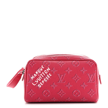 Louis Vuitton Monogram Heritage Mini Dopp Kit Toilet Pouch Pondichery Pink 1 of 9