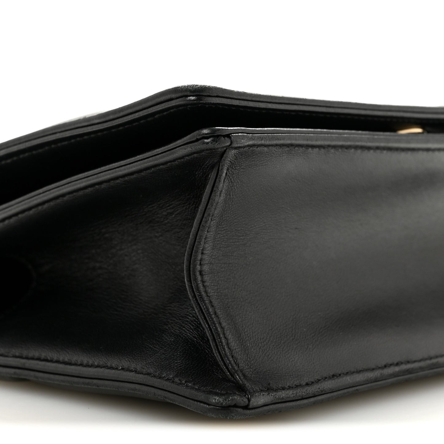 Calfskin Small Diorama Flap Bag Black