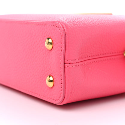 Louis Vuitton Taurillon Capucines Mini Dragon Fruit Pink Cedrat 8 of 8