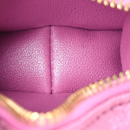 Chanel Mirror Calfskin Metallic Lambskin Quilted Hollywood Boulevard Mini Flap With Star Coin Purse Pink 7 of 14