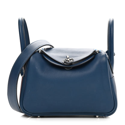 Hermes Swift Mini Lindy 20 Deep Bleu 1 of 11