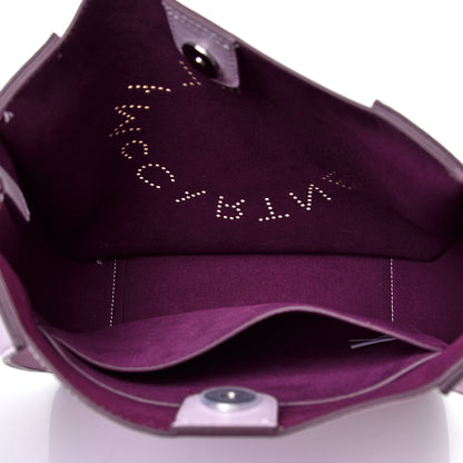 Stella McCartney Eco Alter Nappa Perforated Logo Mini Crossbody Lilac 5 of 9