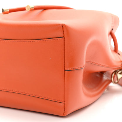 Jimmy Choo Grainy Goatskin Bon Bon Bucket Bag Orange 9 of 11