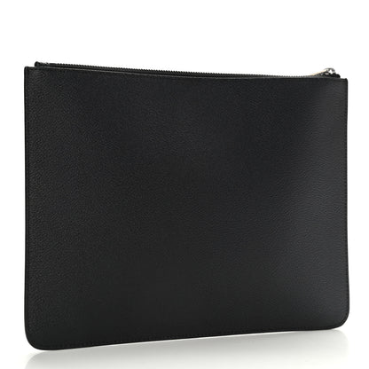 Givenchy Textured Coated Canvas Mad Love Tour Large Pouch Black 3 of 7