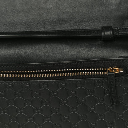 Gucci Microguccissima Crossbody Wallet Black 10 of 13