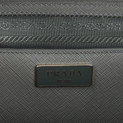 Prada Saffiano Large Galleria Double Zip Tote Marmo 7 of 9