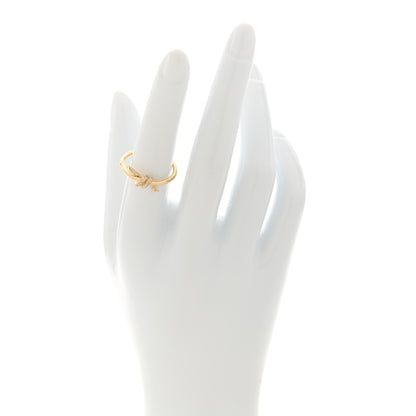 Tiffany 18K Yellow Gold Diamond Small Knot Ring 54 7 2 of 5