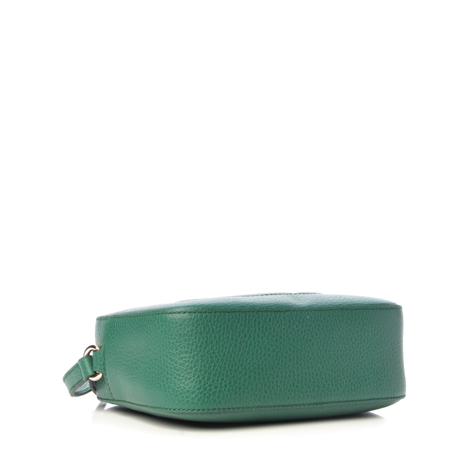 Gucci Pebbled Calfskin Small Soho Disco Bag Emerald Green 4 of 12
