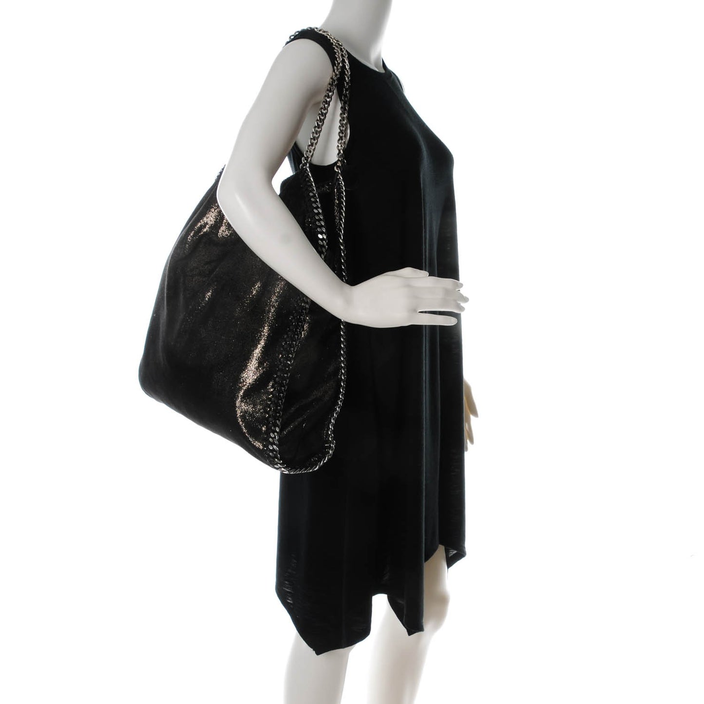 Chamois Big Falabella Tote Ruthenium