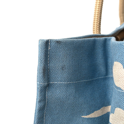 Hermes H Canvas Printed Escale A La Plage Beach Bag Or 13 of 13