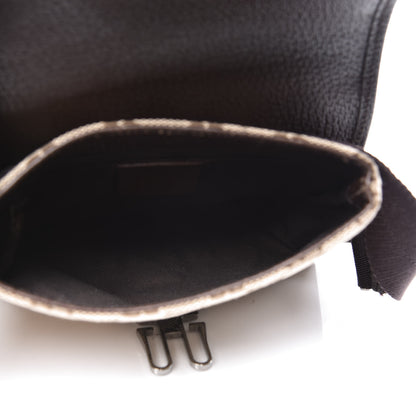 Gucci Monogram Waist Pouch Bag Dark Brown 4 of 9