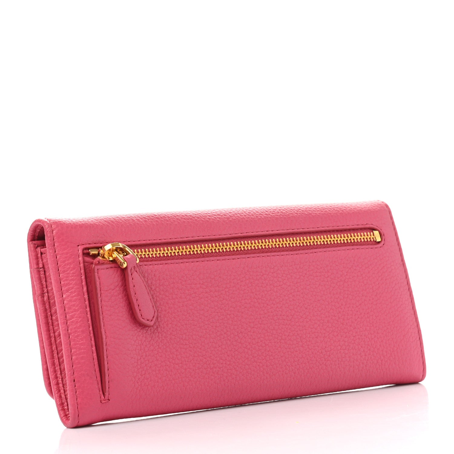 Prada Vitello Phenix Continental Flap Wallet Peonia 4 of 9