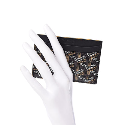 Goyard Goyardine Saint Sulpice Card Holder Black 2 of 7