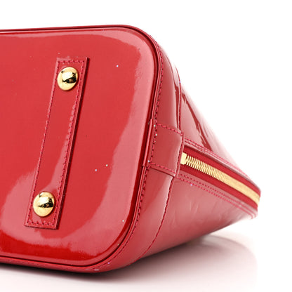 Louis Vuitton Vernis Alma PM Pomme D'Amour 10 of 10