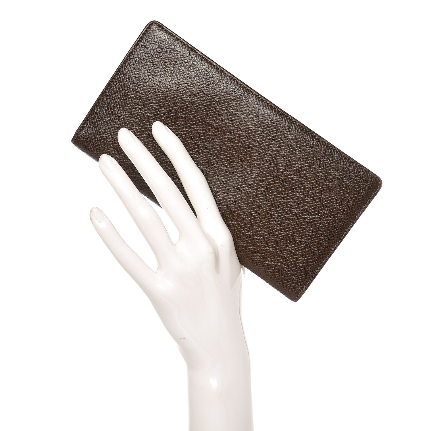 Louis Vuitton Taiga Porte Valeurs Organizer Wallet Grizzli 2 of 9