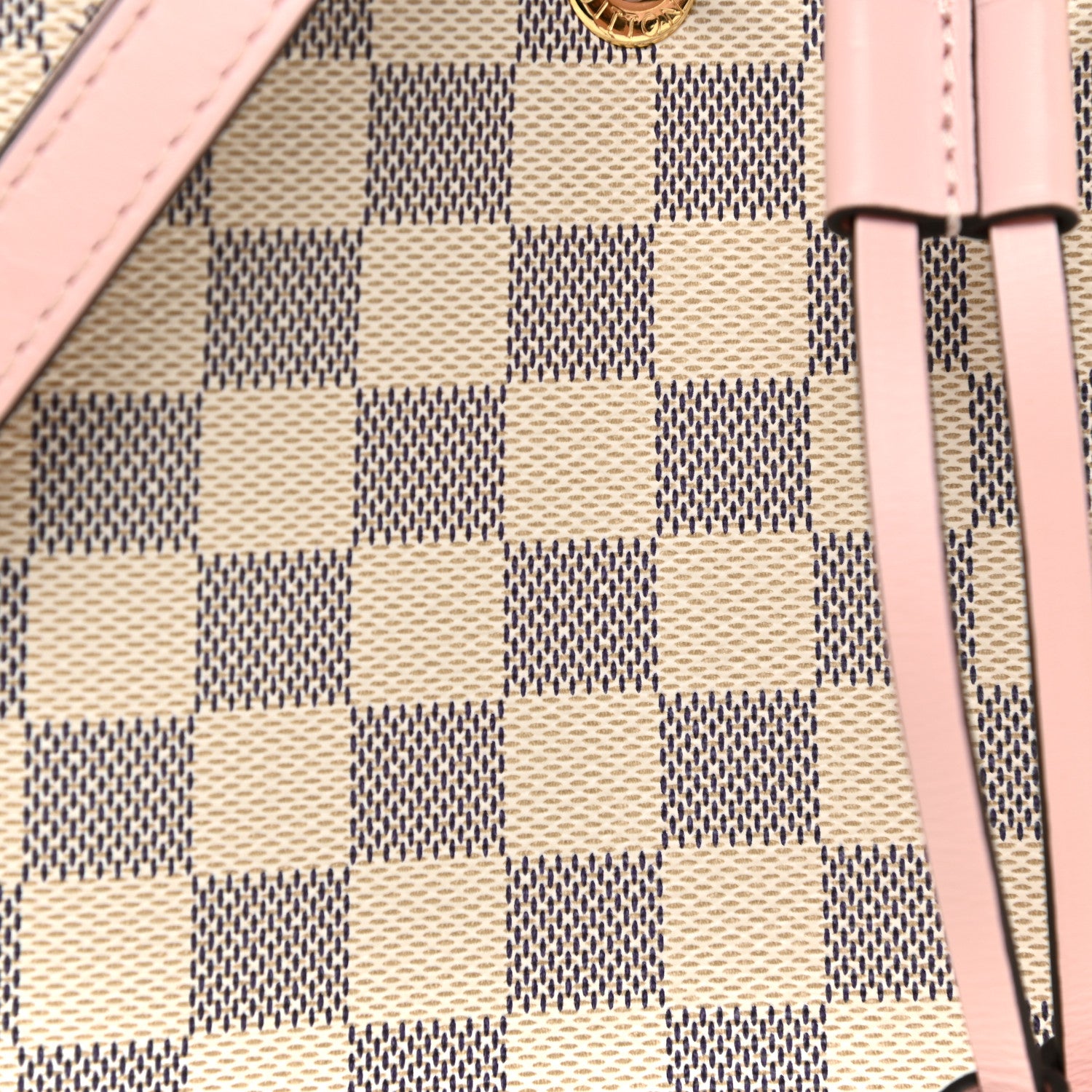 Louis Vuitton Damier Azur Neonoe MM Eau De Rose 7 of 9