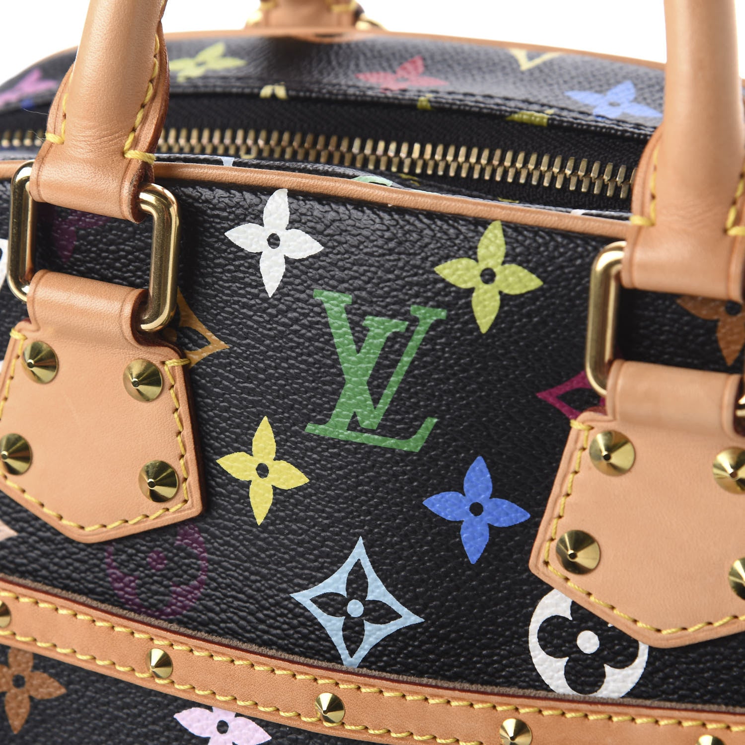 Louis Vuitton Monogram Multicolor Trouville Black 9 of 9