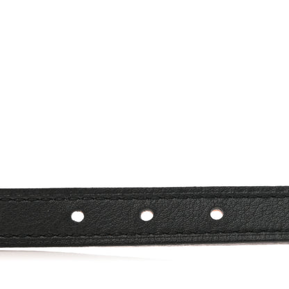 Hermes Swift Epsom 13mm Focus Belt 70 28 Black Orange 5 of 6
