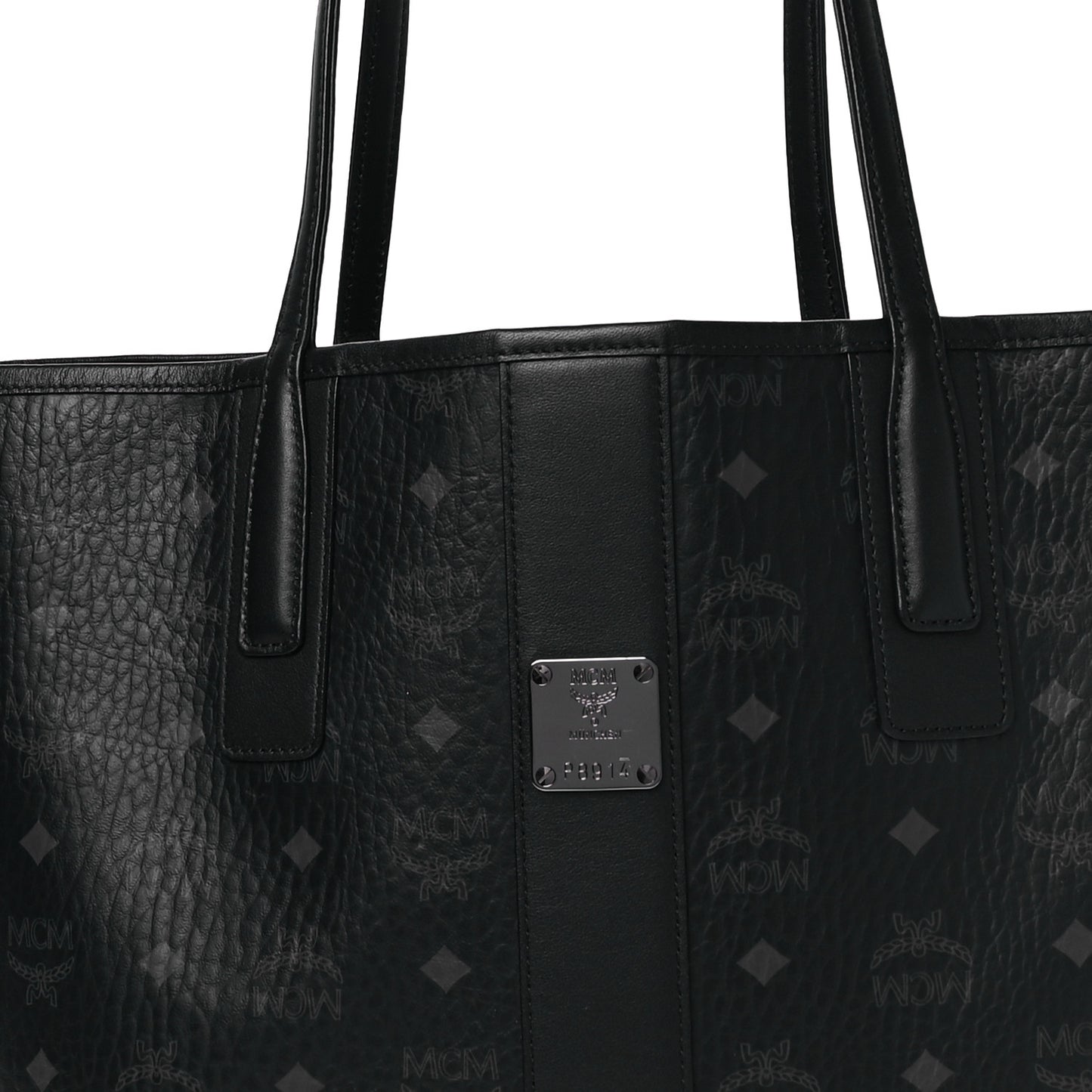 Visetos Medium Liz Reversible Shopper Tote Black