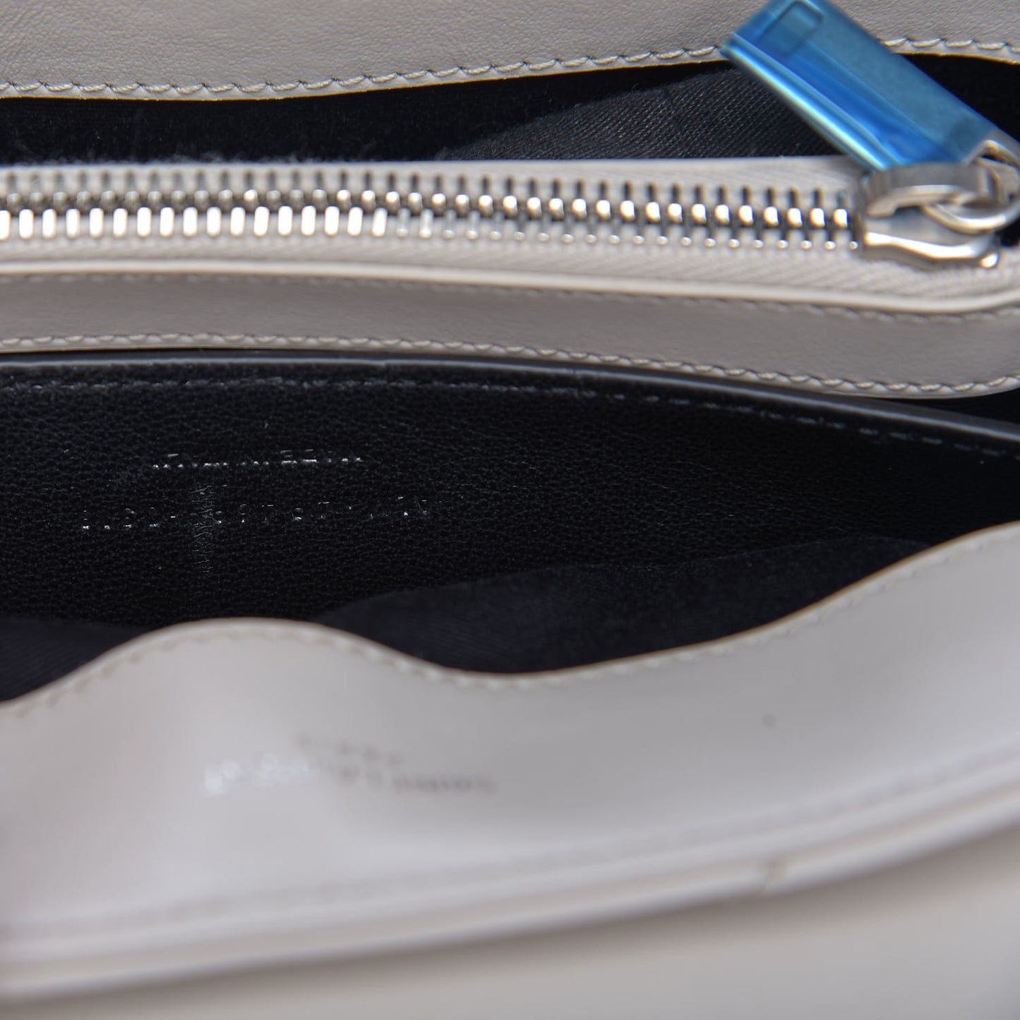 Calfskin Y Quilted Monogram Small Loulou Chain Satchel Granite