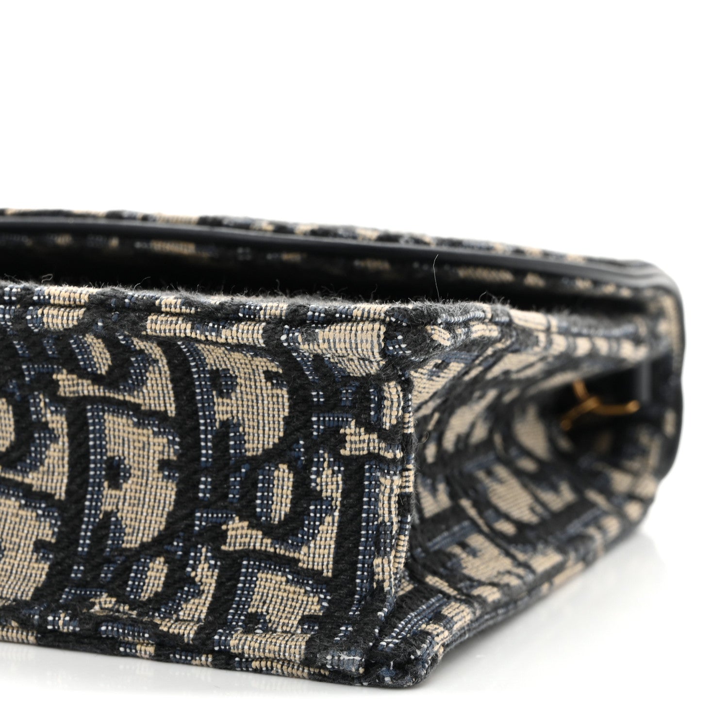 Christian Dior Oblique Saddle Chain Pouch Blue 9 of 10