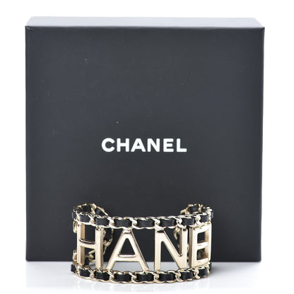 Chanel Lambskin Chain Vintage Allure Bracelet Gold 6 of 6