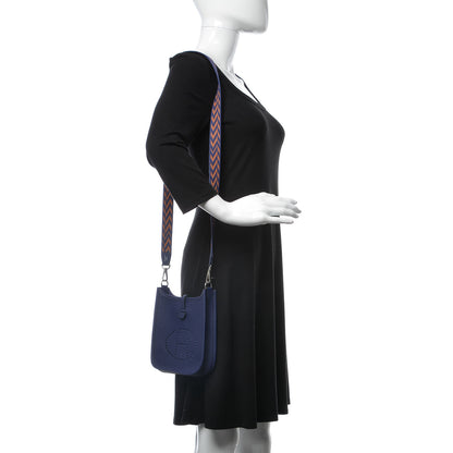 Hermes Taurillon Clemence Amazone Evelyne TPM Bleu Encre 2 of 9
