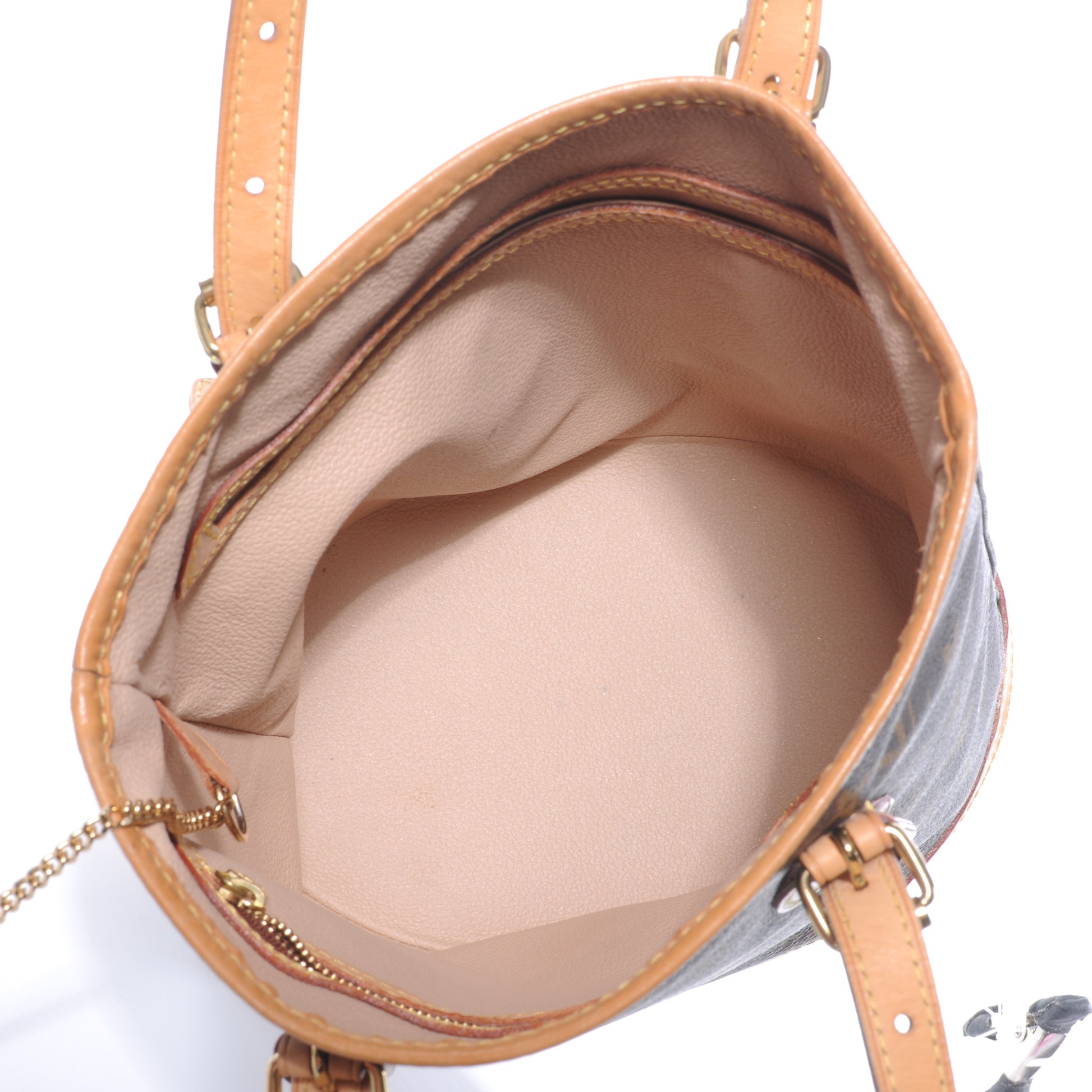 Louis Vuitton Monogram Petit Bucket 23 6 of 8