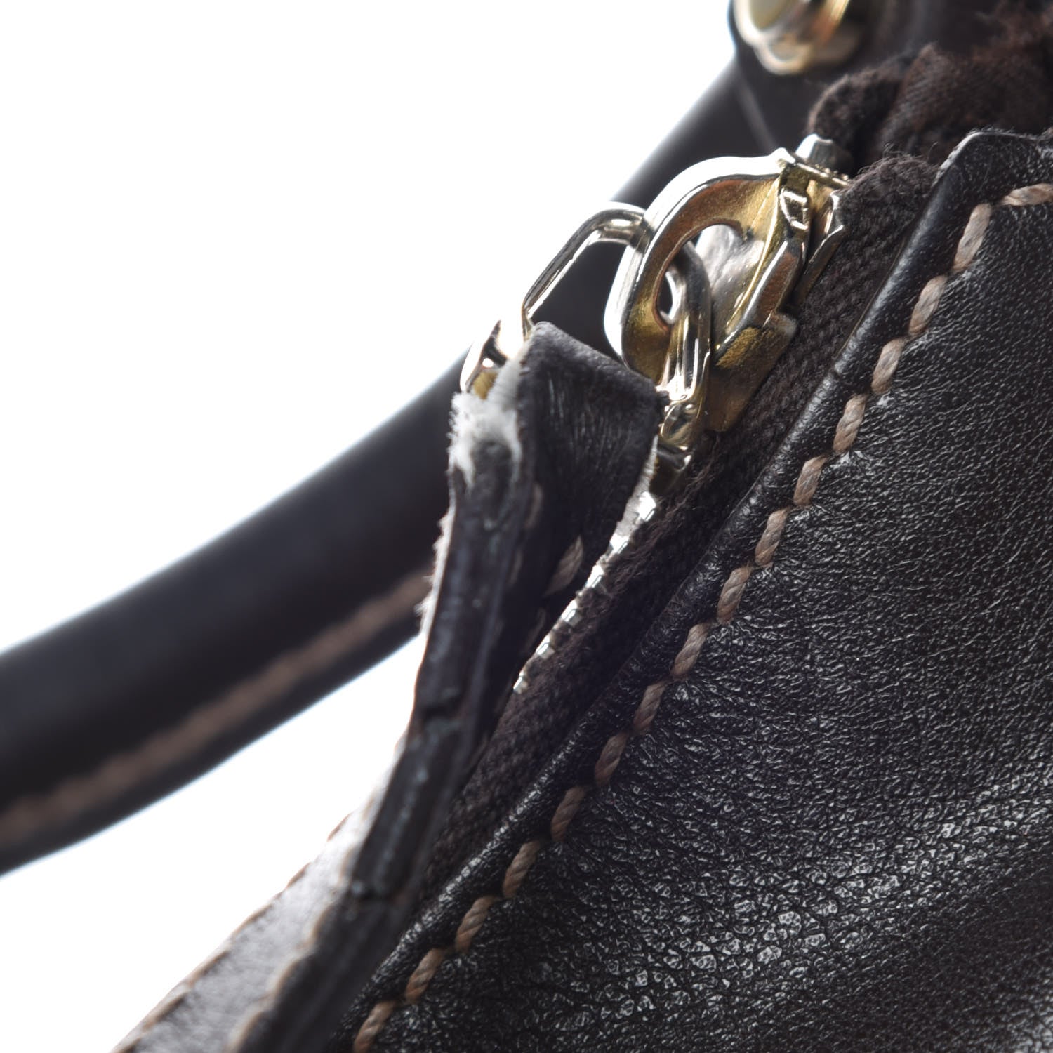 Gucci Monogram Large D Gold Hobo Dark Brown 10 of 12