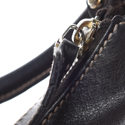 Gucci Monogram Large D Gold Hobo Dark Brown 10 of 12