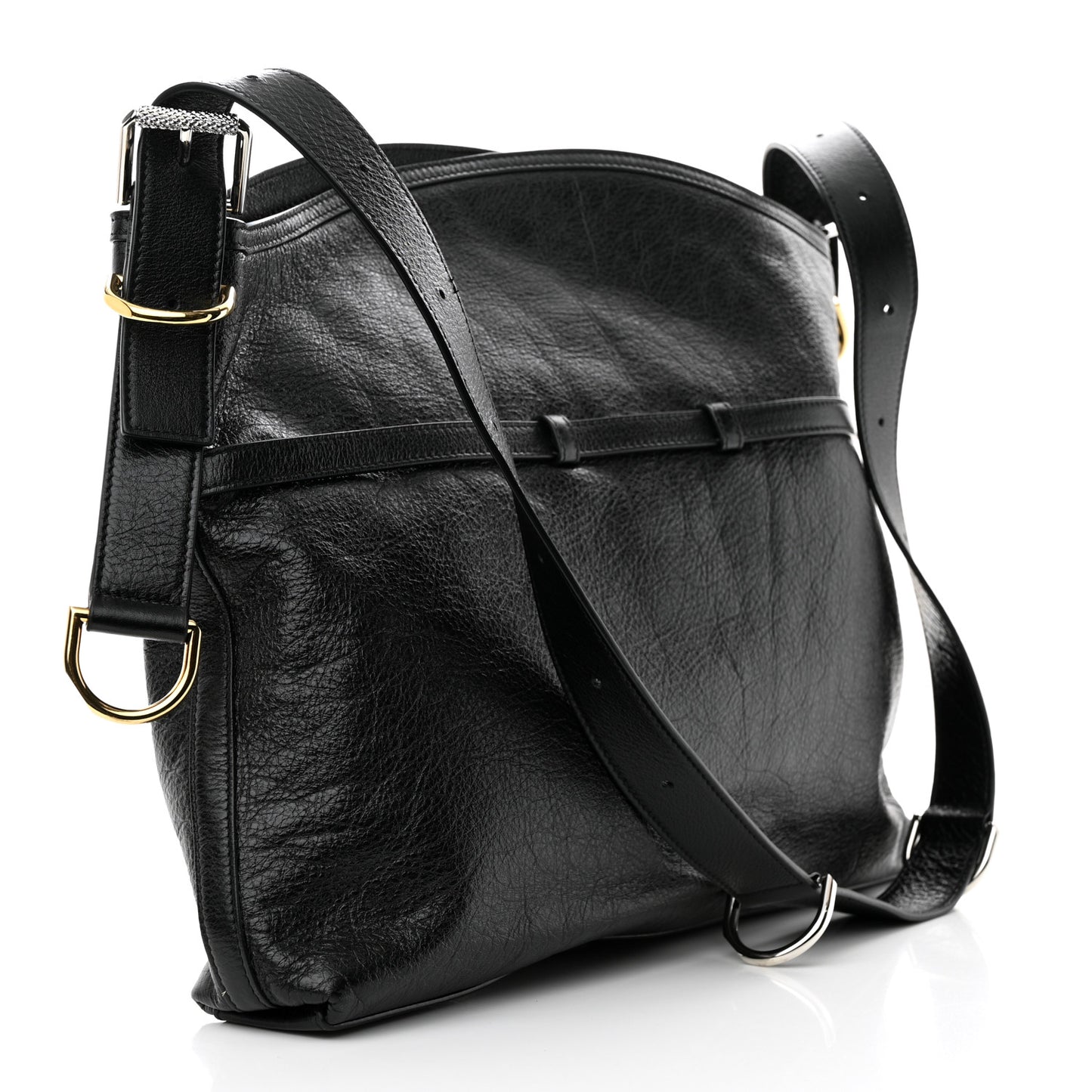 Calfskin Medium Voyou Bag Black