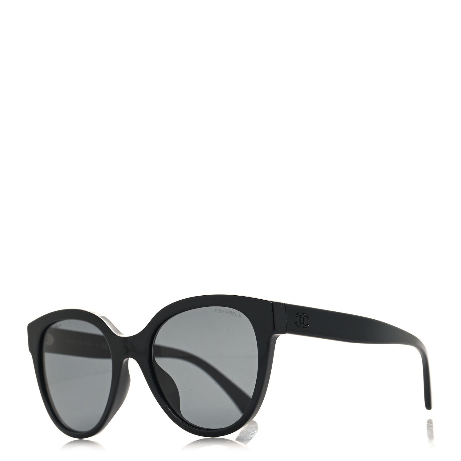 Chanel Acetate CC Butterfly Sunglasses 5414-A Black 1 of 7